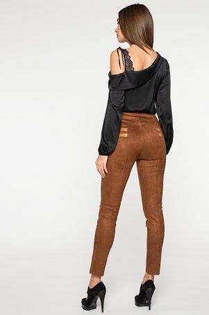 Itelle: Замшеві штани рудого кольору Кіана 4122 - фото 2