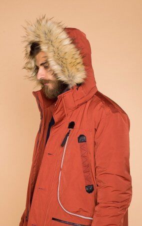 MR520: Теплая куртка с капюшоном MR 102 1664 0819 Brick - фото 2