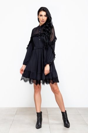 Zuhvala: Платье Ренуар черный - фото 1