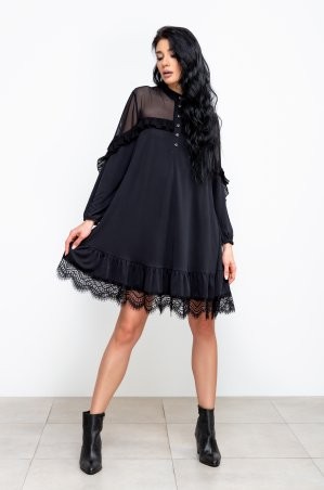 Zuhvala: Платье Ренуар черный - фото 3