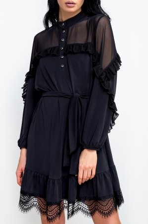 Zuhvala: Платье Ренуар черный - фото 4