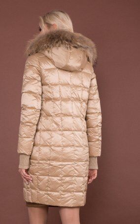 MR520: Зимняя куртка с капюшоном золотистого цвета MR 202 2206 0819 Beige - фото 4