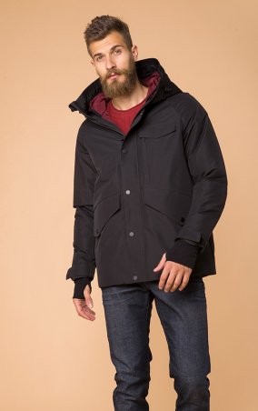 MR520: Теплая водоотталкивающая куртка с капюшоном MR 102 1695 0819 Black - фото 1