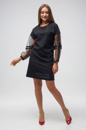 First Land Fashion: Платье Бонита черное ТПБ 2701 - фото 1