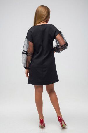 First Land Fashion: Платье Бонита черное ТПБ 2701 - фото 2