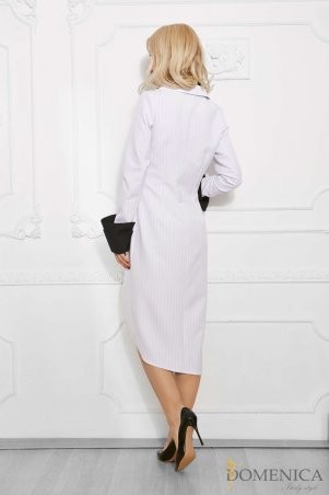 Domenica: Модный комплект: платье-рубашка и удлиненный пиджак Р 2035 - фото 3