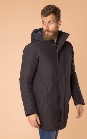 MR520: Теплая водоотталкивающая куртка с капюшоном MR 102 1696 0819 Black - фото 1