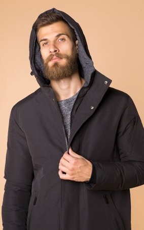 MR520: Теплая водоотталкивающая куртка с капюшоном MR 102 1696 0819 Black - фото 2