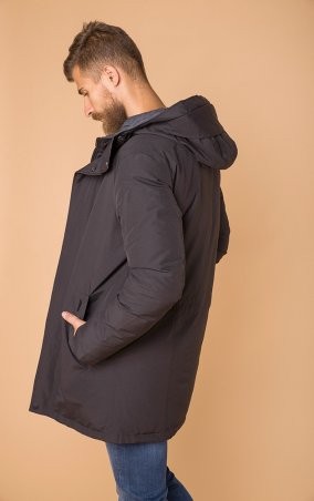 MR520: Теплая водоотталкивающая куртка с капюшоном MR 102 1696 0819 Black - фото 3