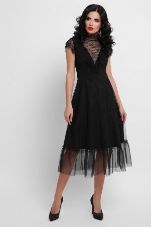 Glem: Платье Эрмина б/р черный p52992 - фото 1