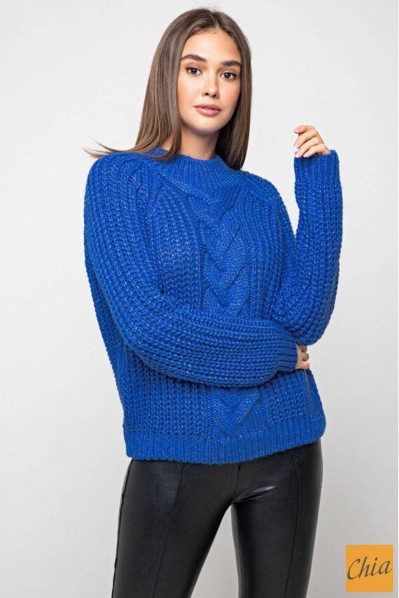 Свитер вязанный Ангел с люрексом