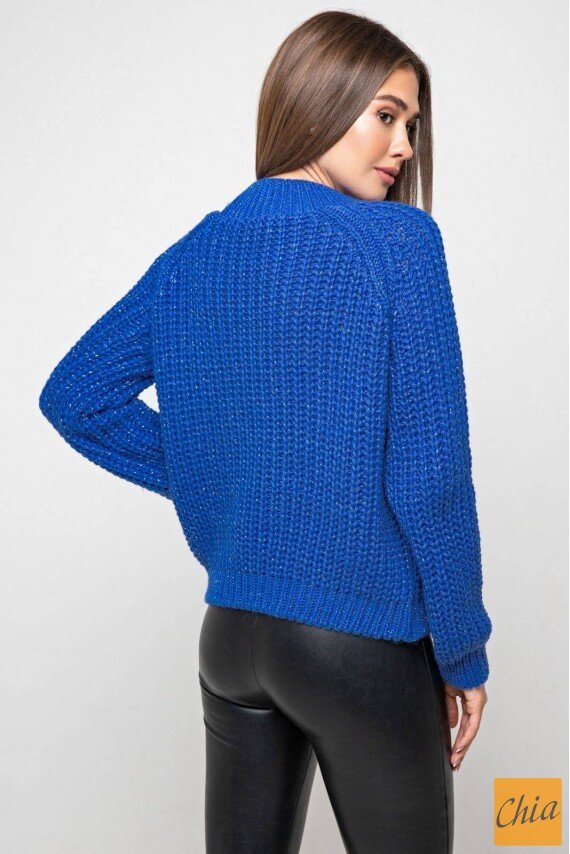 Свитер вязанный Ангел с люрексом