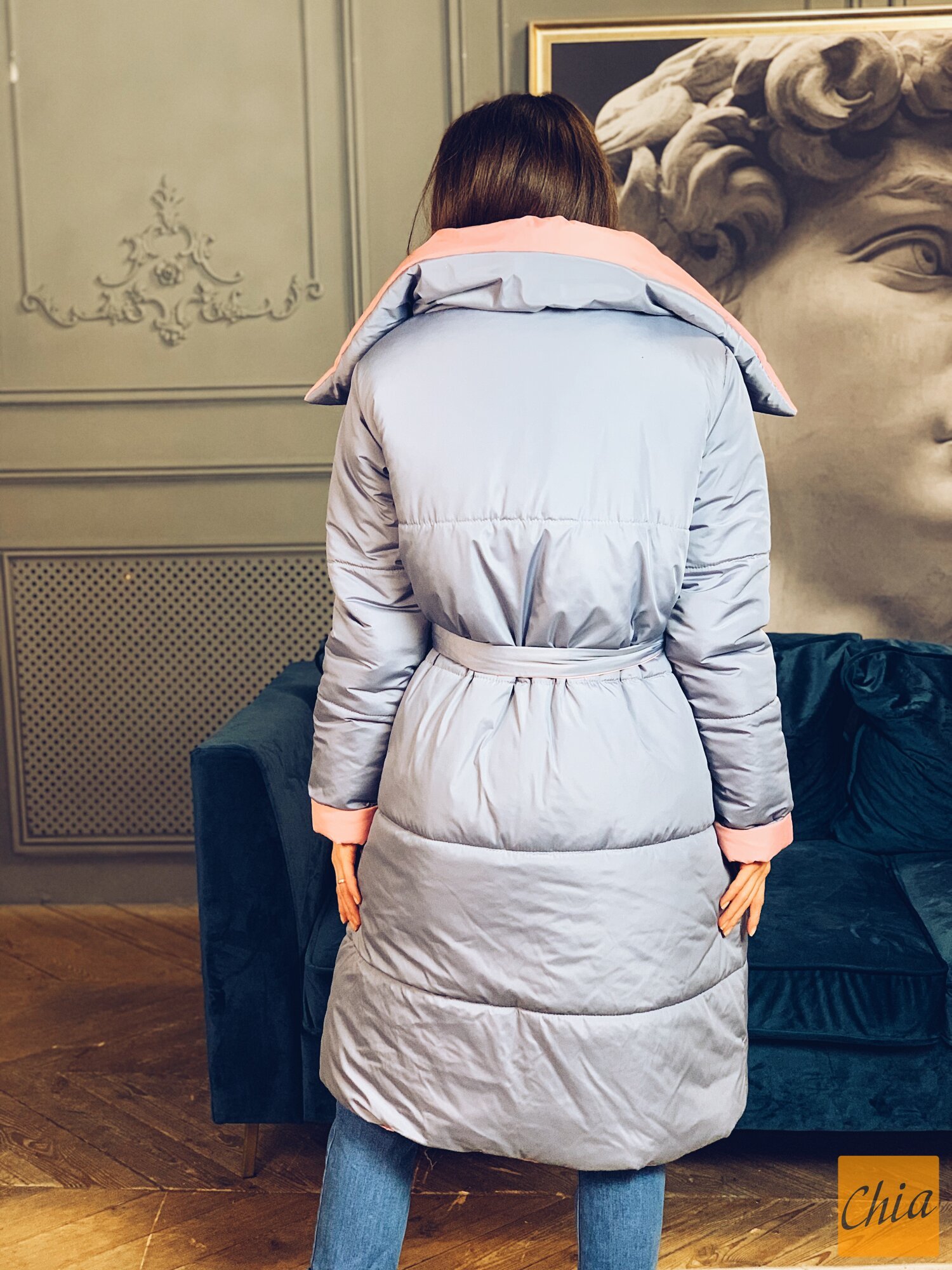 Зимнее двустороннее пальто-1