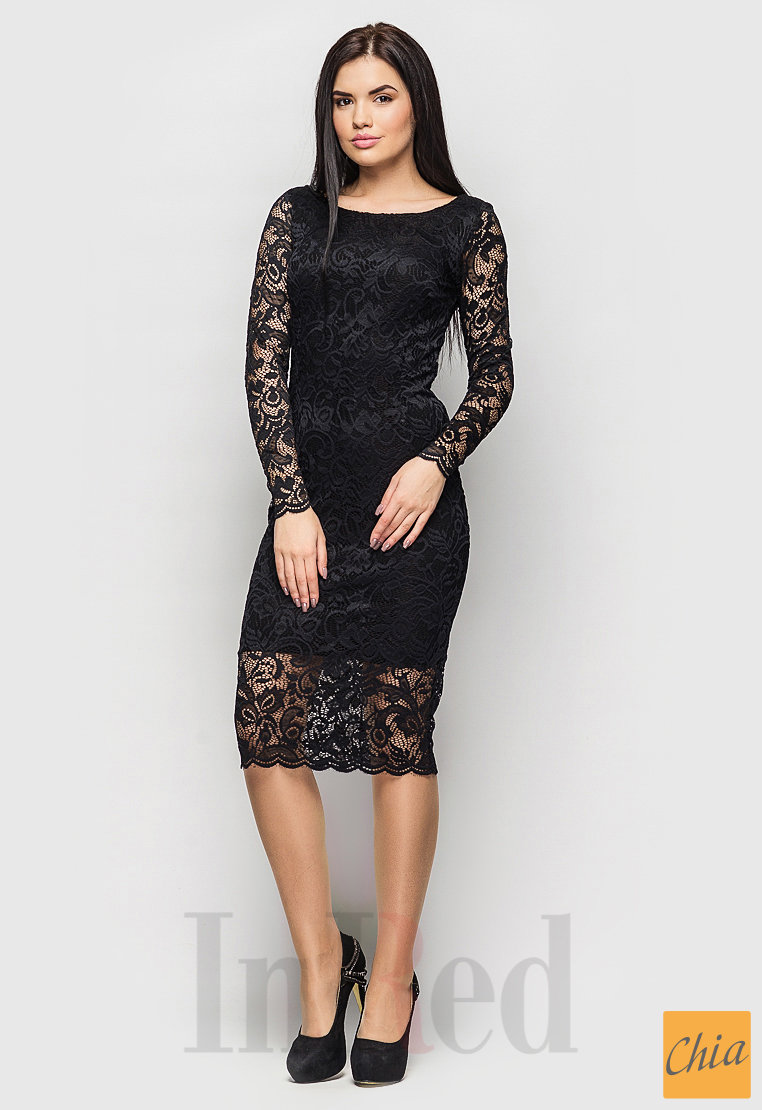 Платье "VERONICA" черное