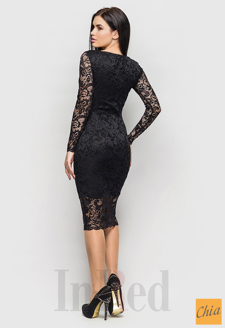 Платье "VERONICA" черное