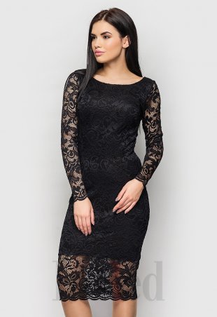 InRed: Платье "VERONICA" черное 7364 - фото 1