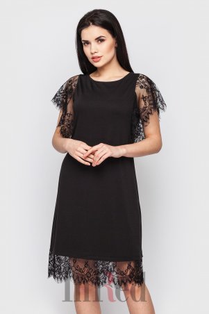InRed: Платье "LAMODE" черное 7415 - фото 2