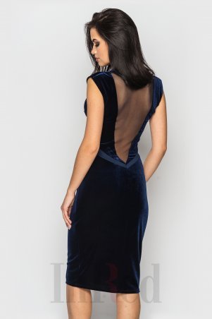 InRed: Платье "BRIDGET" темно-синее 7471 - фото 5