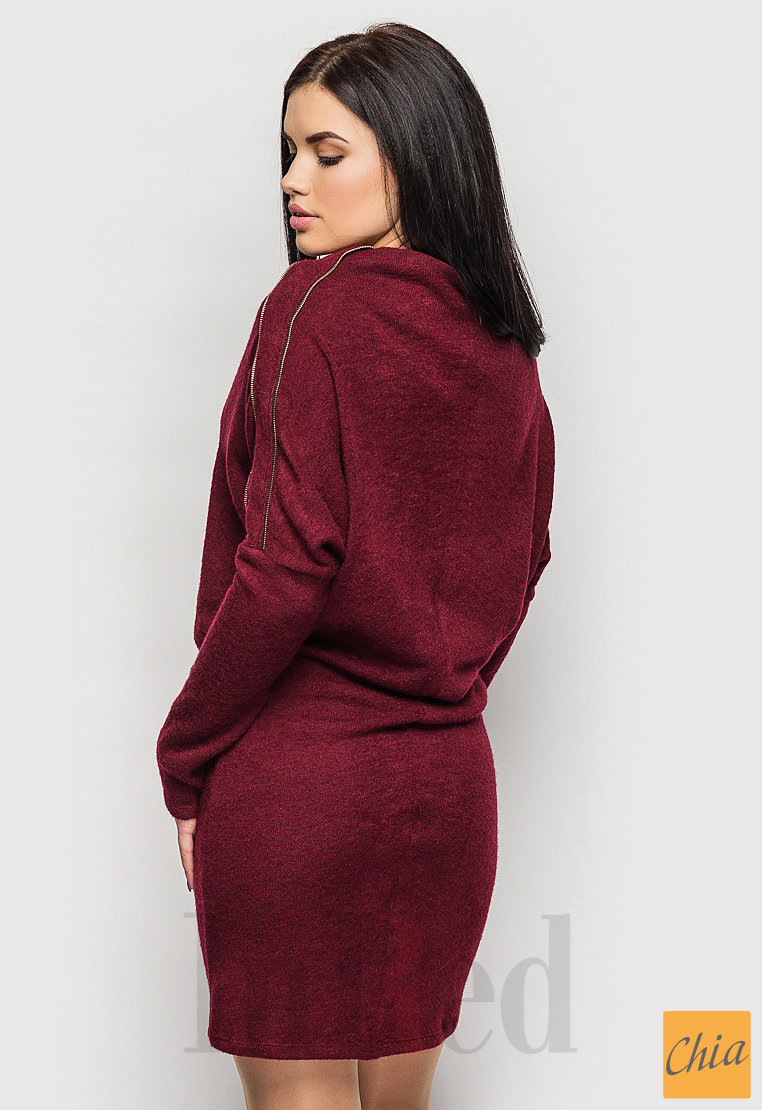 Платье "BEST" бордовое