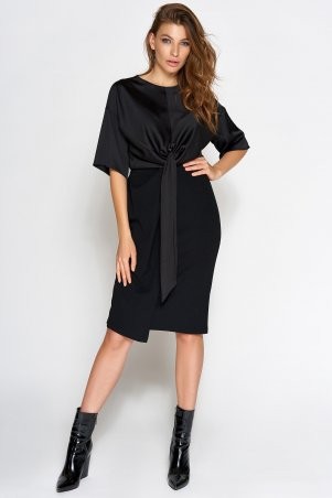 Jadone Fashion: Платье Этель черный - фото 1