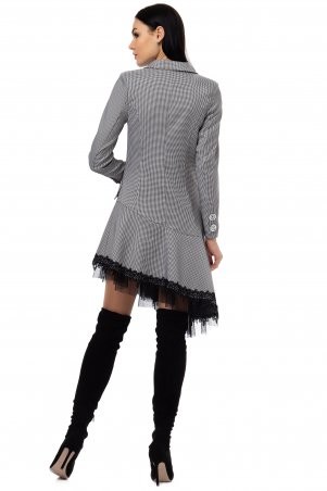 Angel PROVOCATION: Нарядное вечернее платье-кардиган ЭДЖИ серый - фото 2