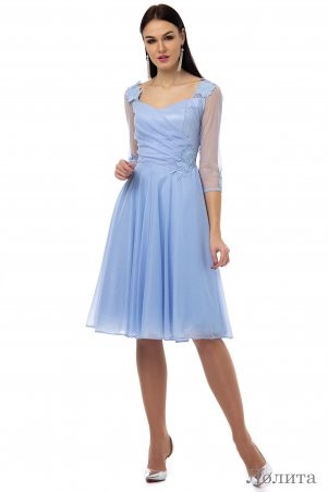 Angel PROVOCATION: Нарядное вечернее платье ЛОЛИТА голубой - фото 1