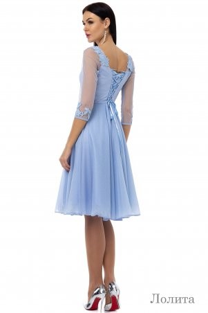 Angel PROVOCATION: Нарядное вечернее платье ЛОЛИТА голубой - фото 2