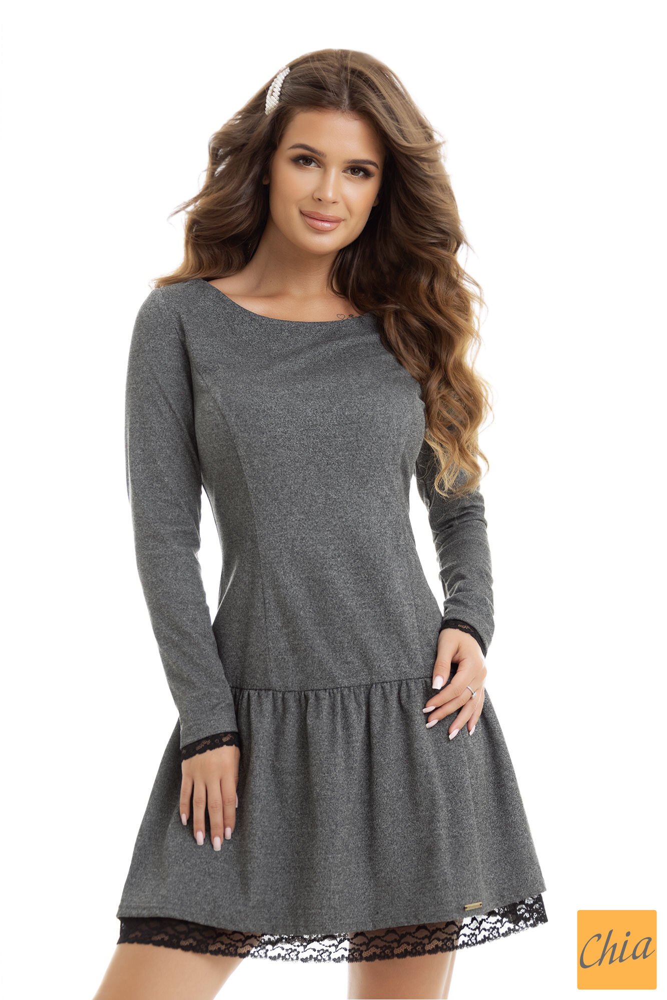 Замшевое платье