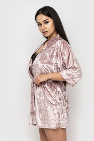 GHAZEL: Халат Женский Велюровый Кристи 17111-80/8 - фото 3