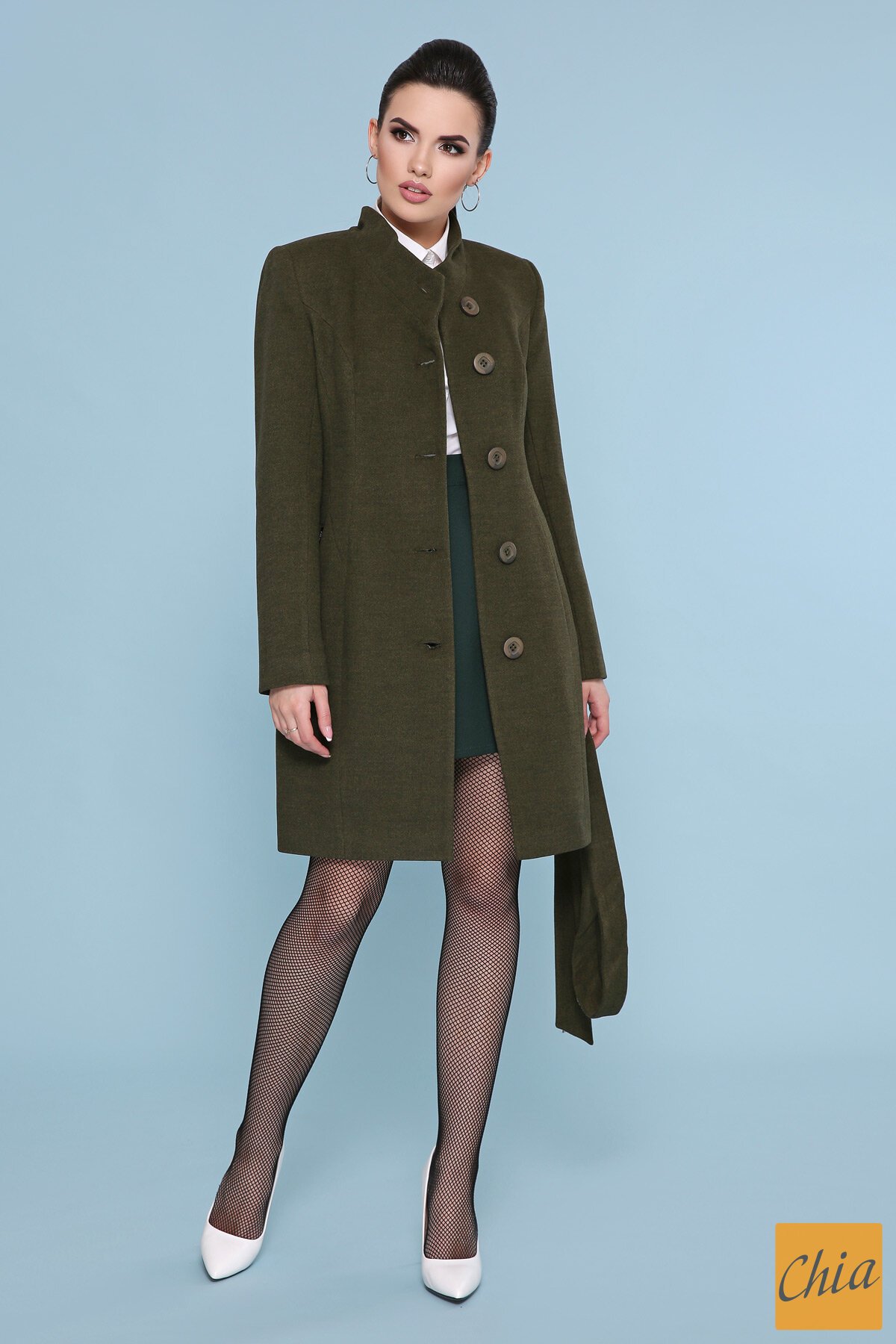 Пальто П-333 7471-бутылочный