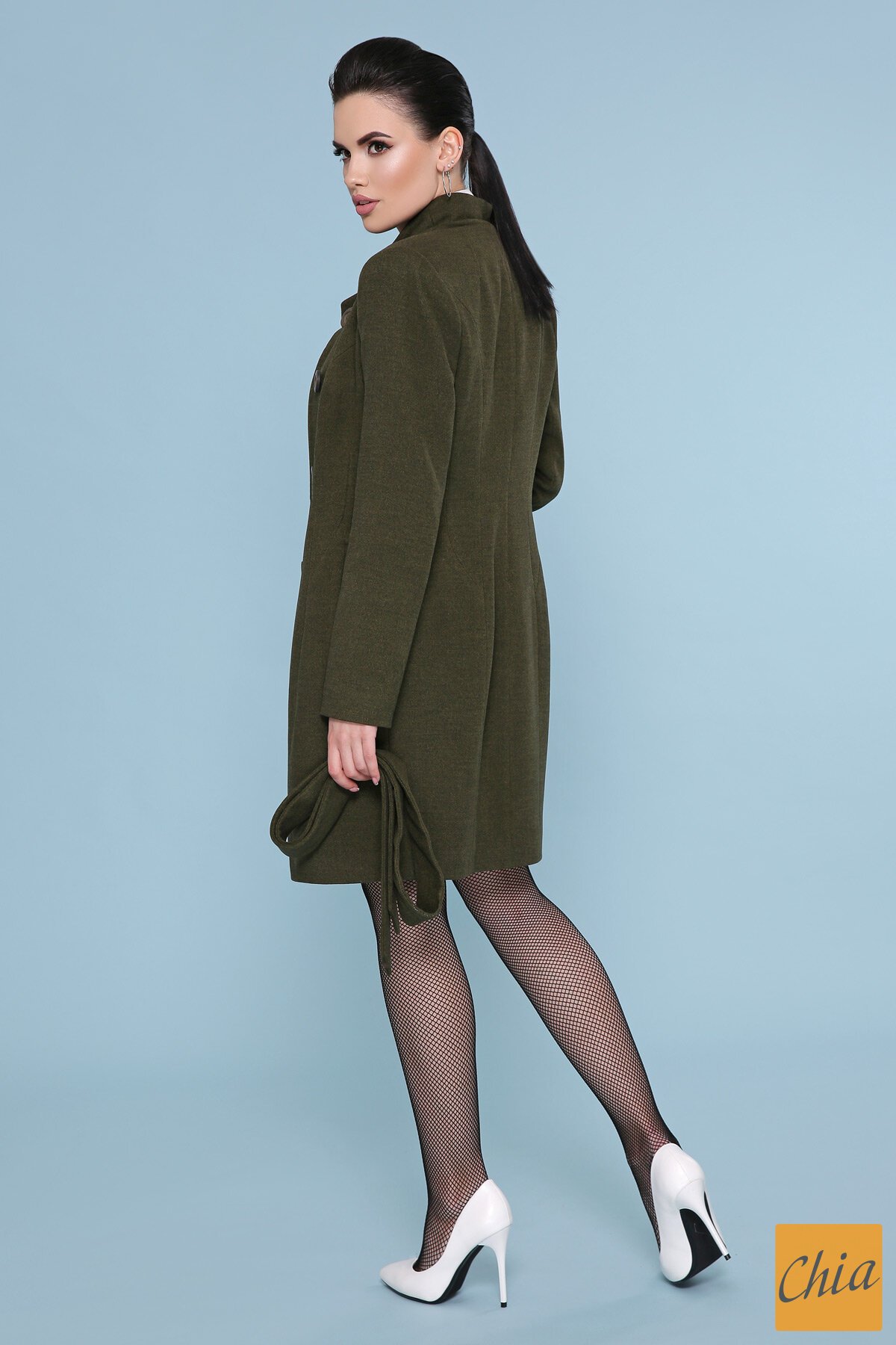 Пальто П-333 7471-бутылочный