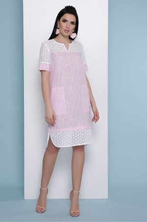 Glem: Платье Сати к/р розовый p48404 - фото 1