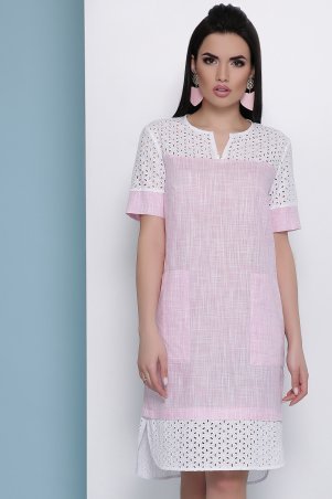 Glem: Платье Сати к/р розовый p48404 - фото 3