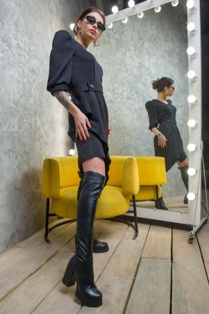 First Land Fashion: Платье Шарон черное УПШ 3013 - фото 2