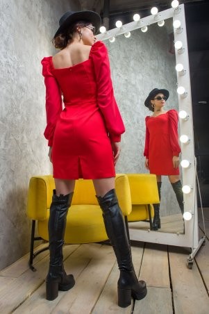 First Land Fashion: Платье Моника красное УПМ 2962 - фото 2