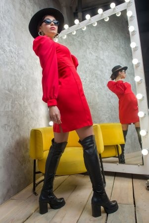 First Land Fashion: Платье Моника красное УПМ 2962 - фото 3