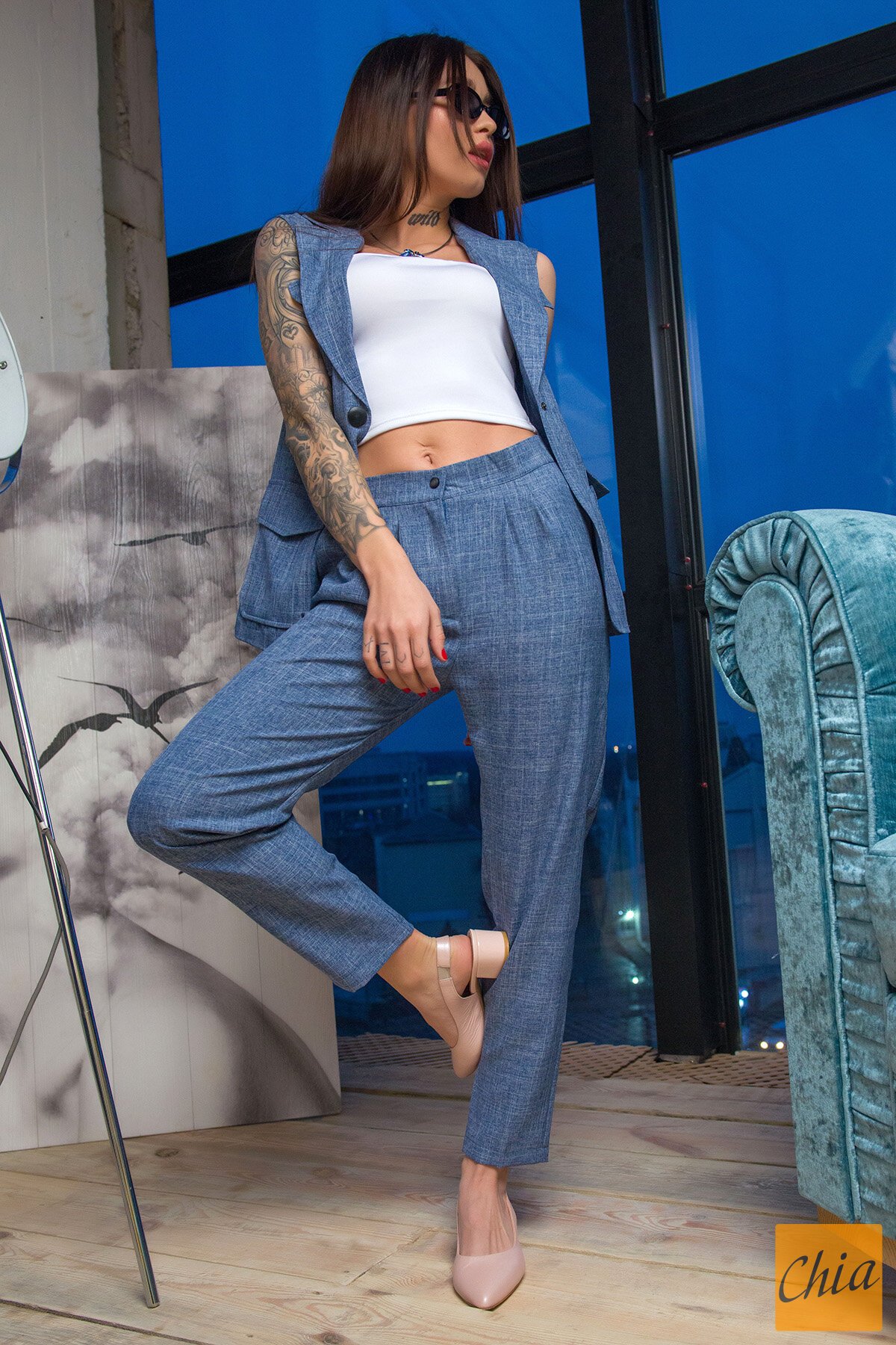 Костюм Майями джинсовый