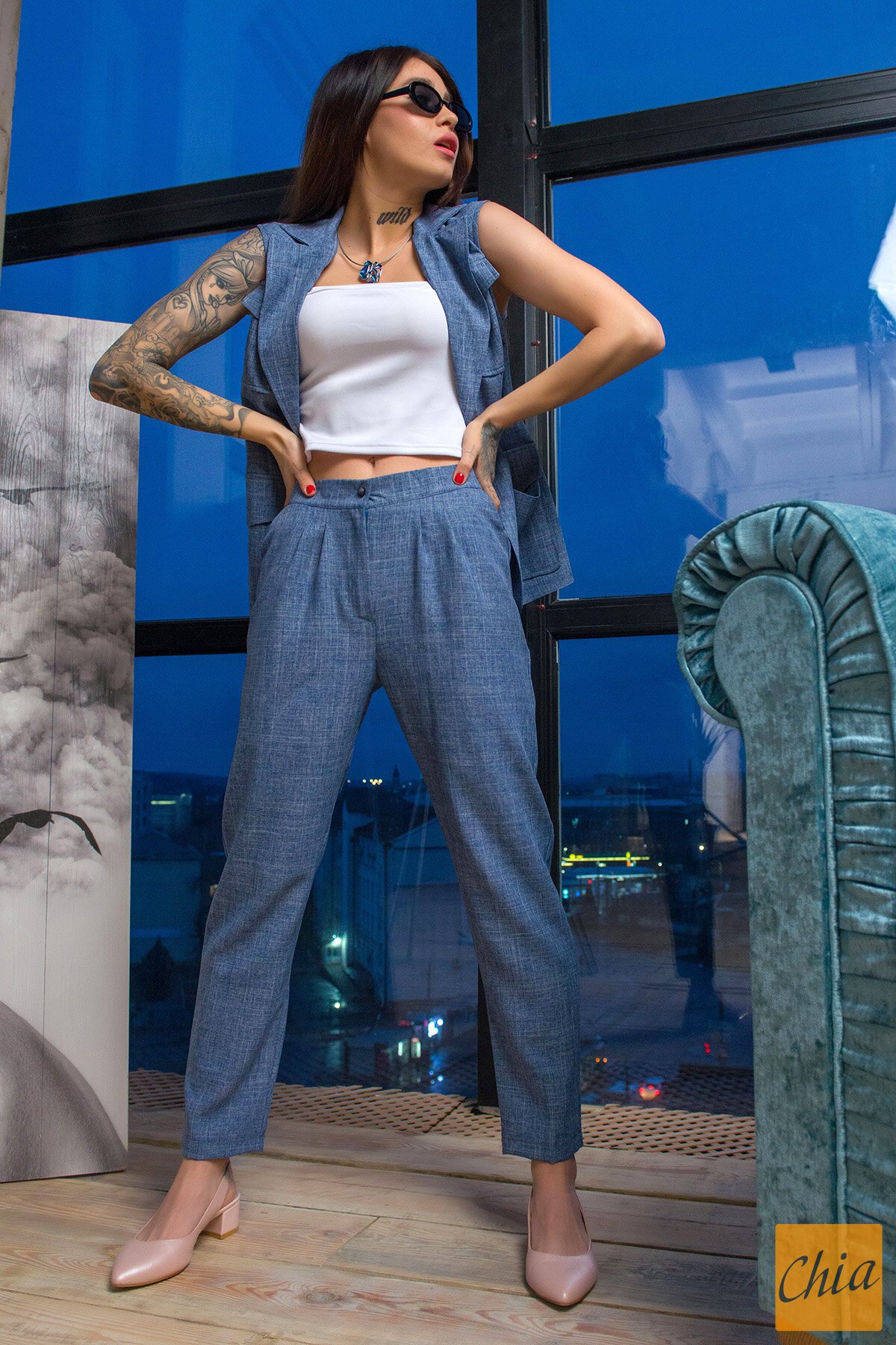 Костюм Майями джинсовый