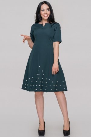 V&V: Платье 501.27 темно-зеленое 501.27 - фото 2