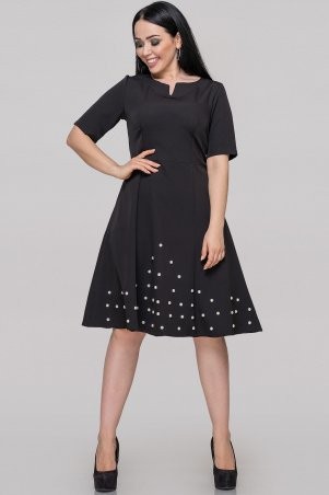V&V: Платье 501.27 черное 501.27 - фото 1