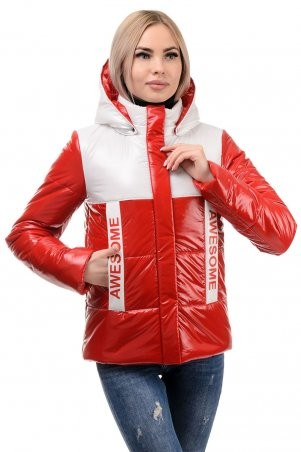 A.G.: Демисезонная куртка «Хелен 288 красный - фото 1