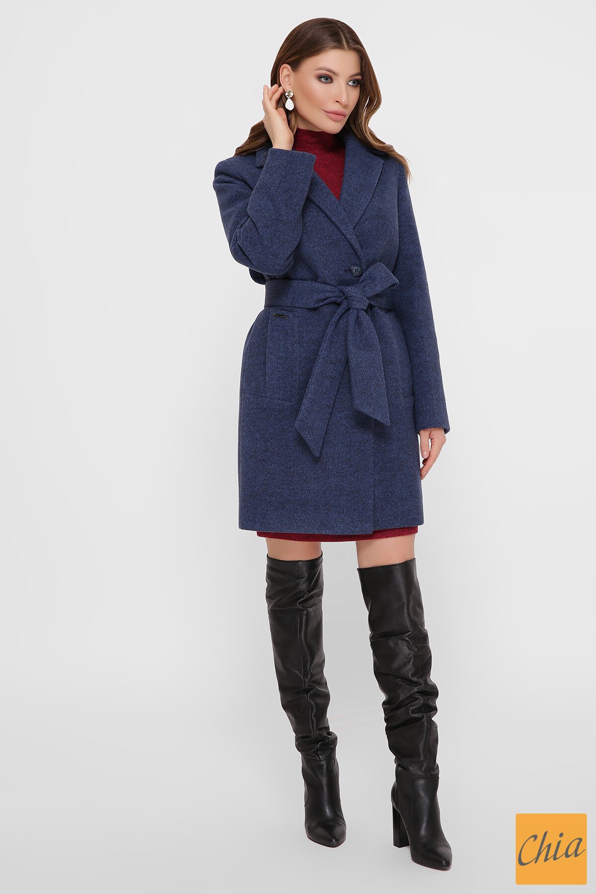 Пальто ПМ-111 синий