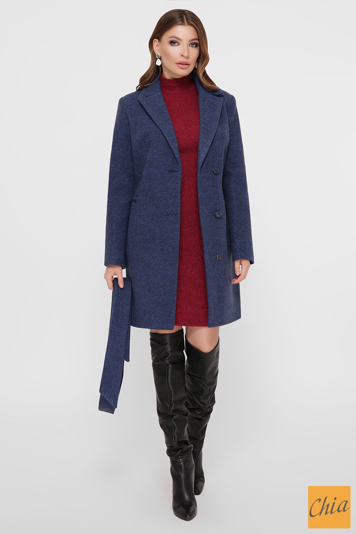 Пальто ПМ-111 синий