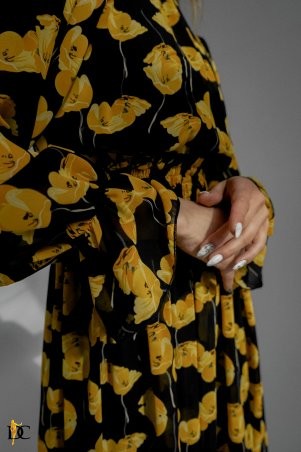 Domenica: Воздушное платье с цветочгым принтом - Р 2720 - фото 3