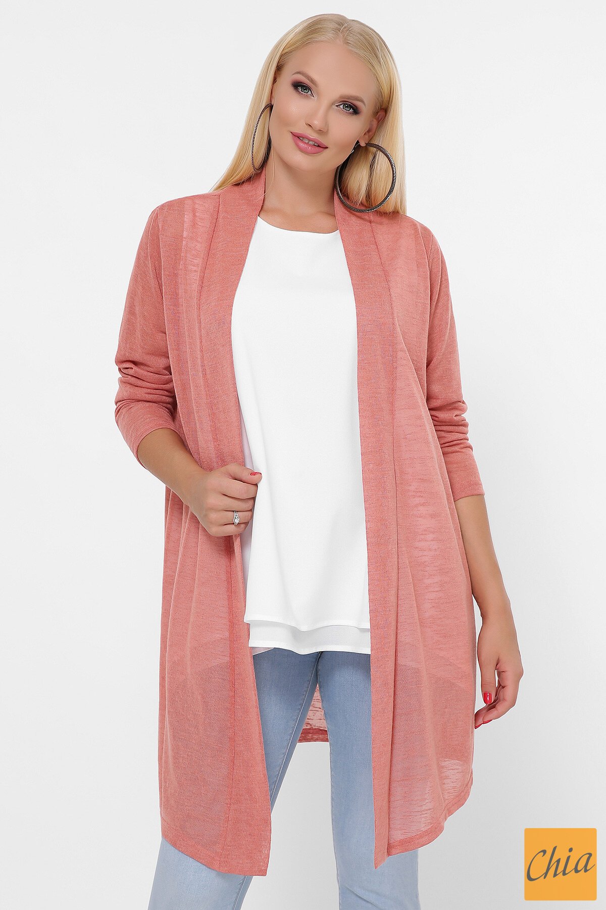 0201 Кардиган терракот