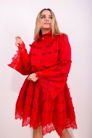 Zuhvala: Платье Сольери красный - фото 2