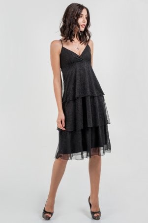 V&V: Платье 668.11 черное 668.11 - фото 1