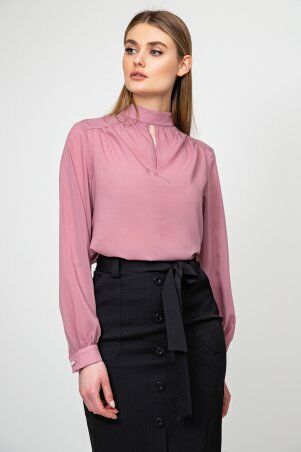 Itelle: Шифонова блуза лілового кольору Меган 21215 - фото 1