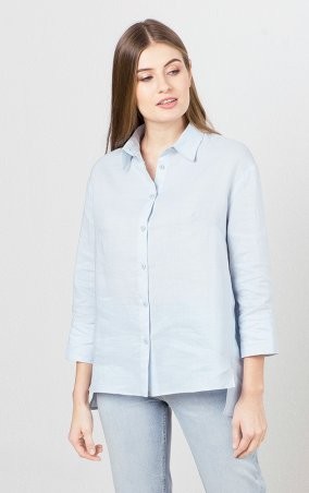 MR520: Рубашка с удлиненной спинкой MR 223 2422 0320 Blue - фото 1