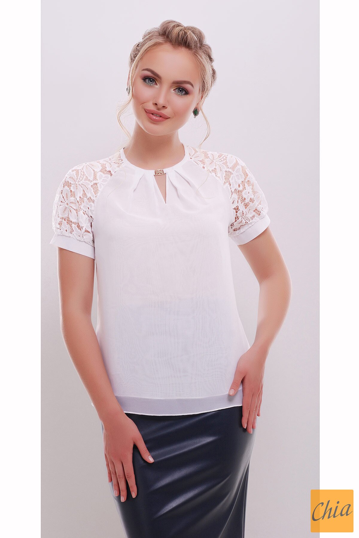 Блуза Ильва к/р белый